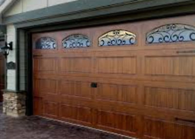 Albuquerque Wide Custom Garage Door with Glass Windows Install