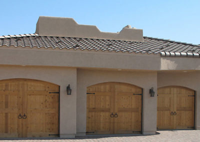 Albuquerque Stucco Home Custom Garage Door Install