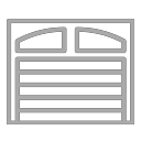 garage door icon gray