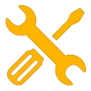 Repair icon yellow
