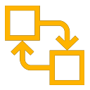 Swap icon yellow